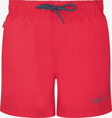 TROLLKIDS Board Shorts in Red: front