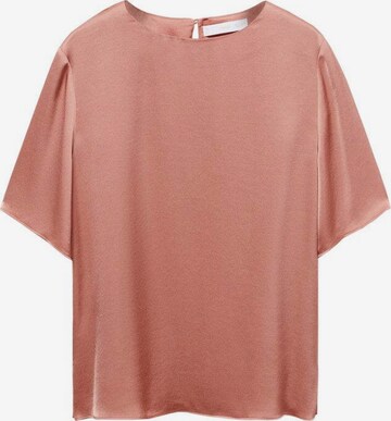 MANGO Blouse 'Massim' in Pink: front