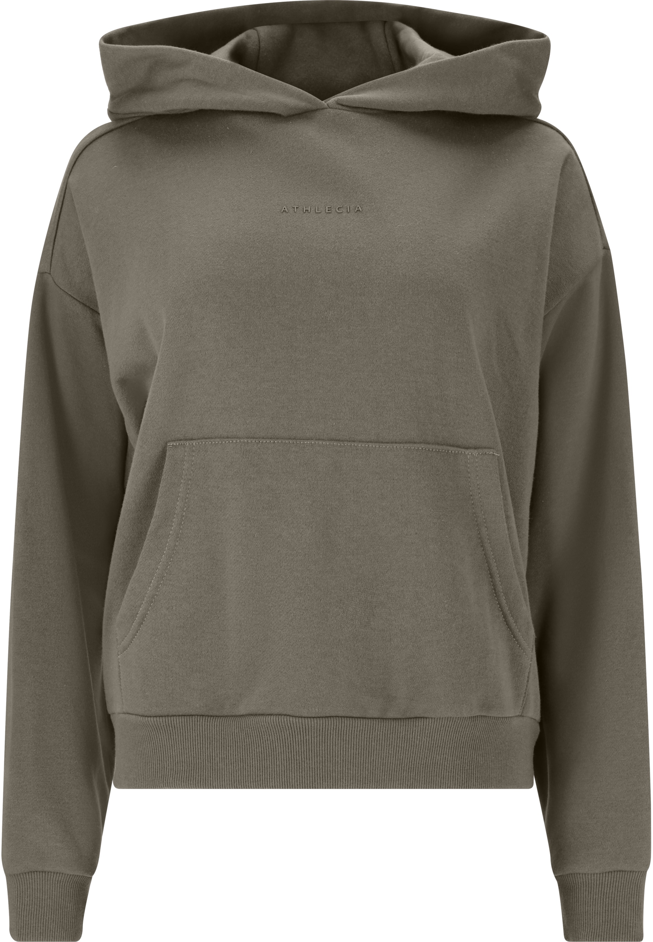 Athlecia Kapuzenpullover 'Ruthie' in Grau: Vorderseite