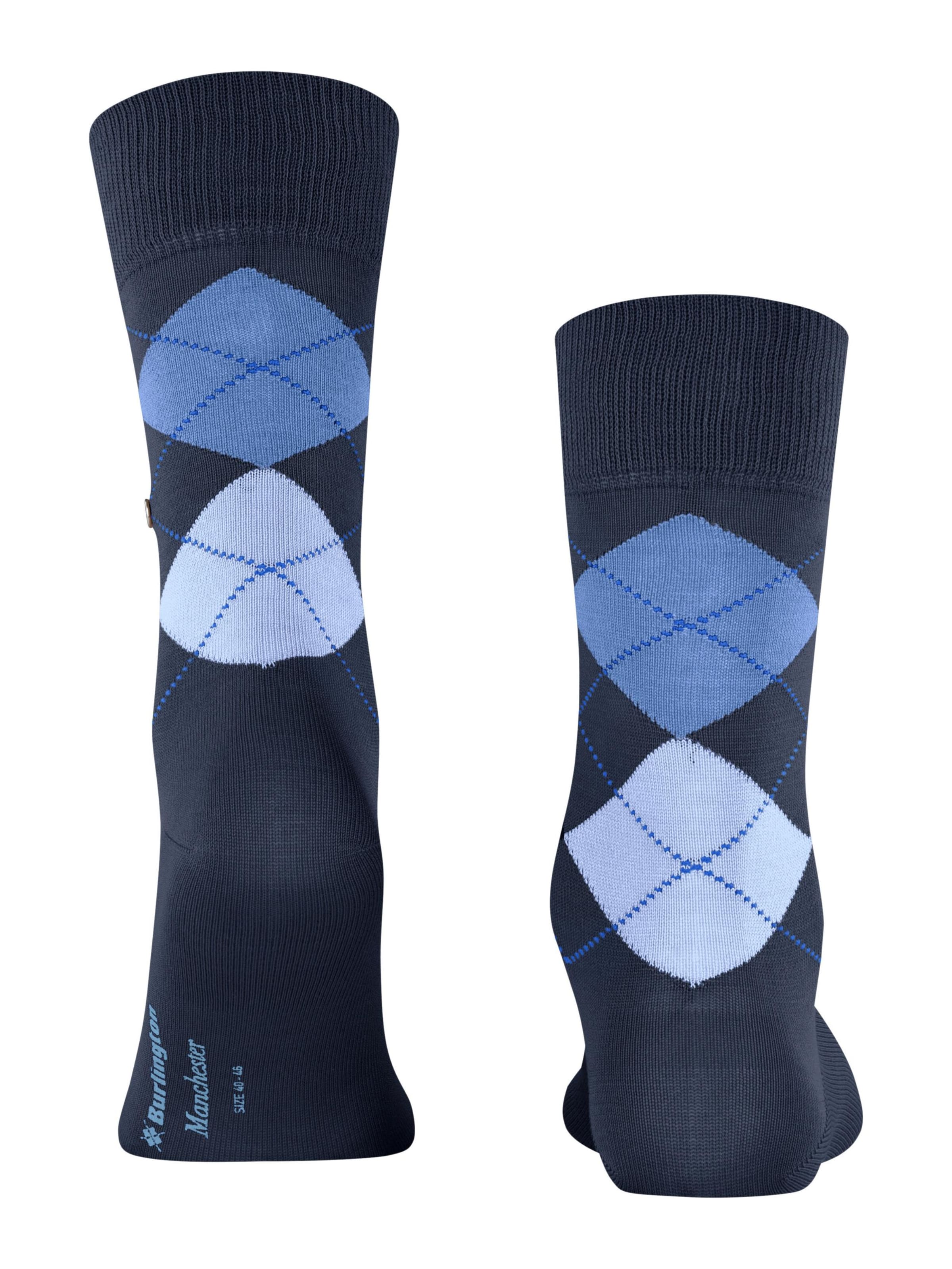 BURLINGTON Socks 'Manchester' in Blue