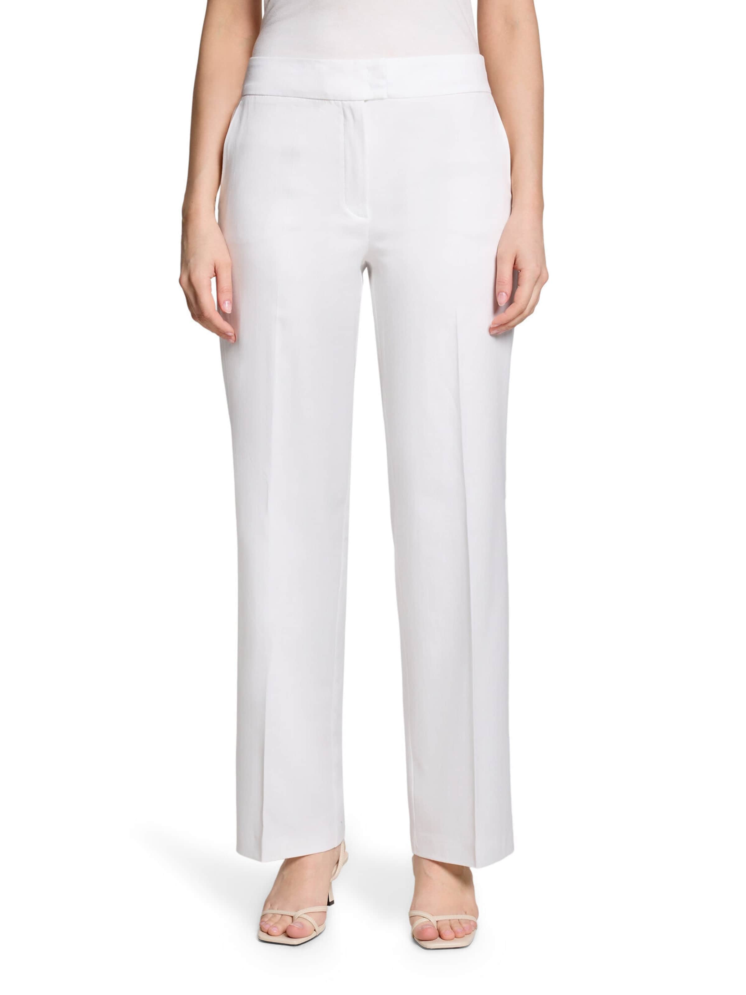 Betty Barclay Loosefit Broek in Wit: voorkant