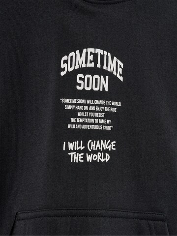 SOMETIME SOON - Sweatshirt 'Dimas' em preto