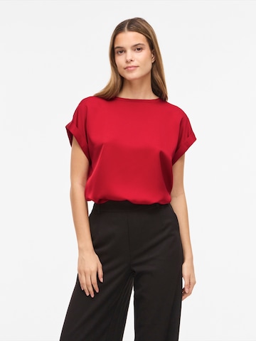 VILA Bluse 'VIEllette' i rød: forside