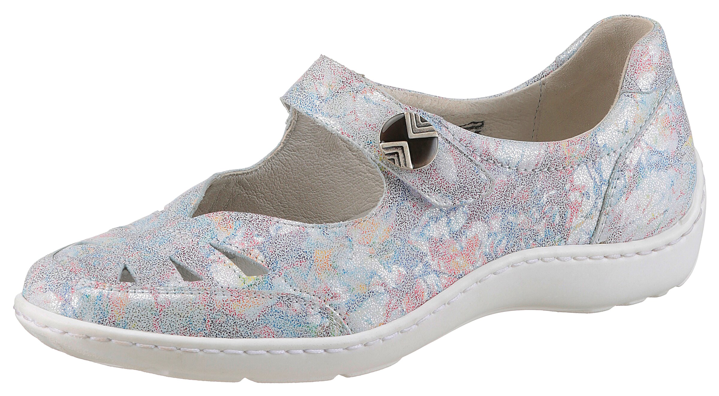 WALDLÄUFER Ballerina in Mischfarben: Vorderseite