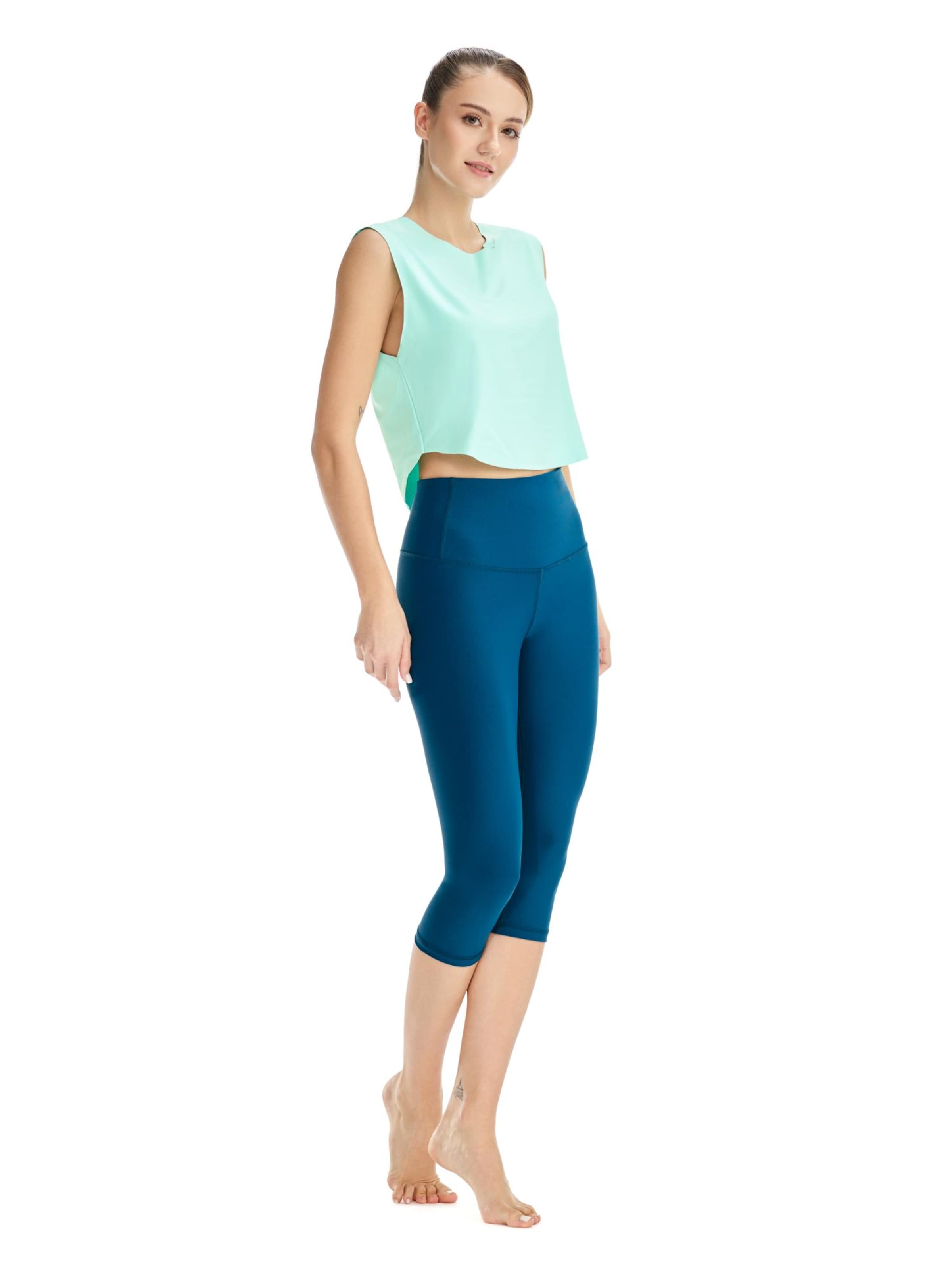 Winshape Skinny Športové nohavice 'HWL217C' - Modrá