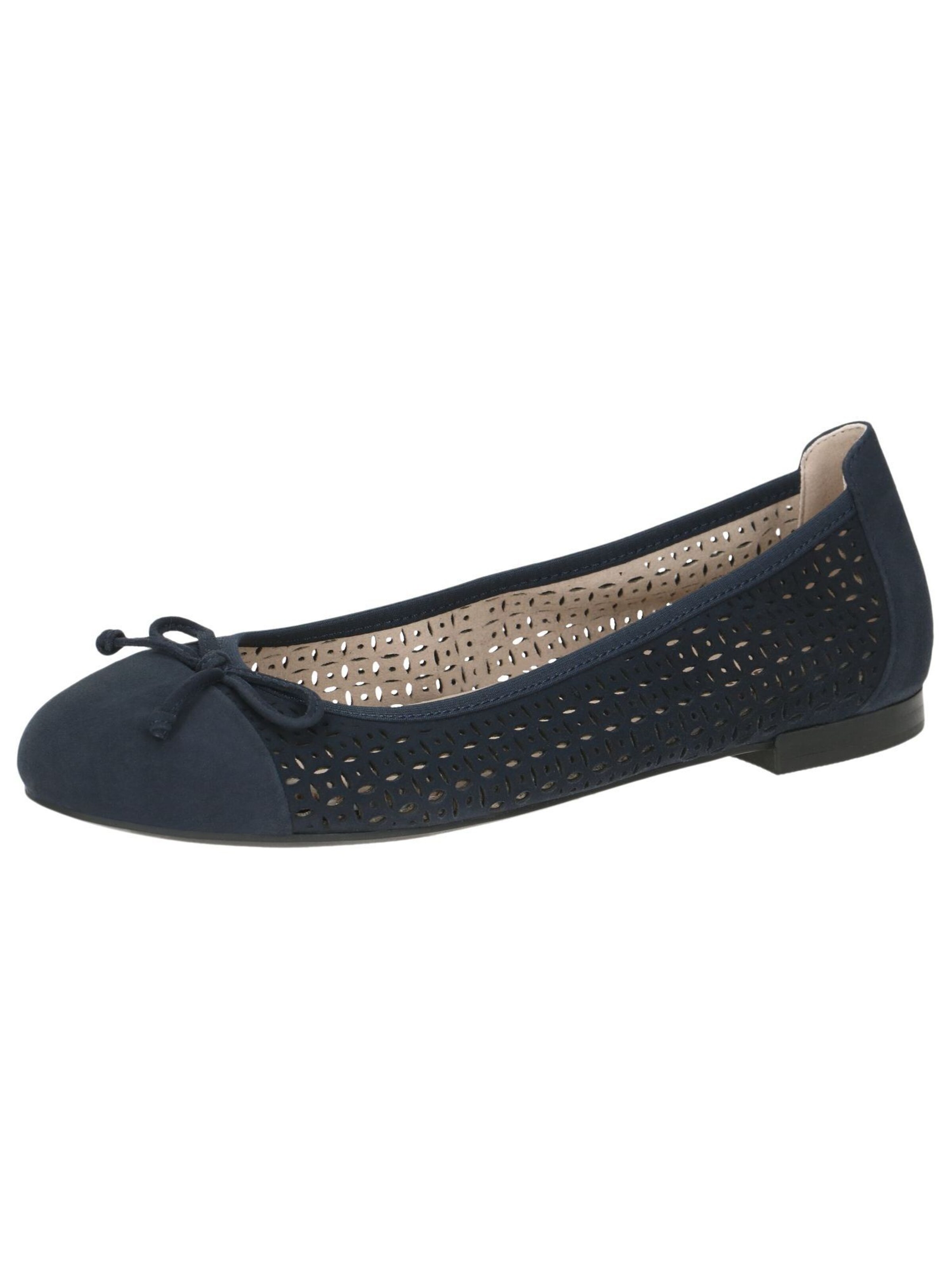 CAPRICE Ballerina in Blauw: voorkant