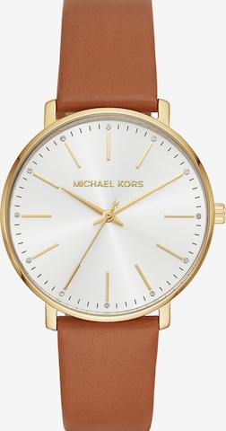 Michael Kors Аналоговые часы 'PYPER' в Коричневый: спереди
