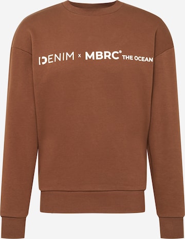 TOM TAILOR DENIM Sweatshirt i brun: forside