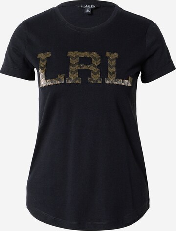 Lauren Ralph Lauren T-Shirt in Schwarz: predná strana