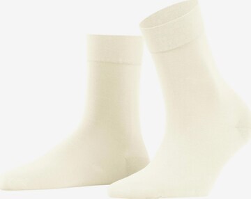 FALKE Socken 'Fine Softness' in Weiß: Vorderseite