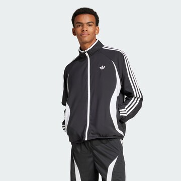 Giacca di mezza stagione 'Adicolor Teamgeist' di ADIDAS ORIGINALS in nero: frontale