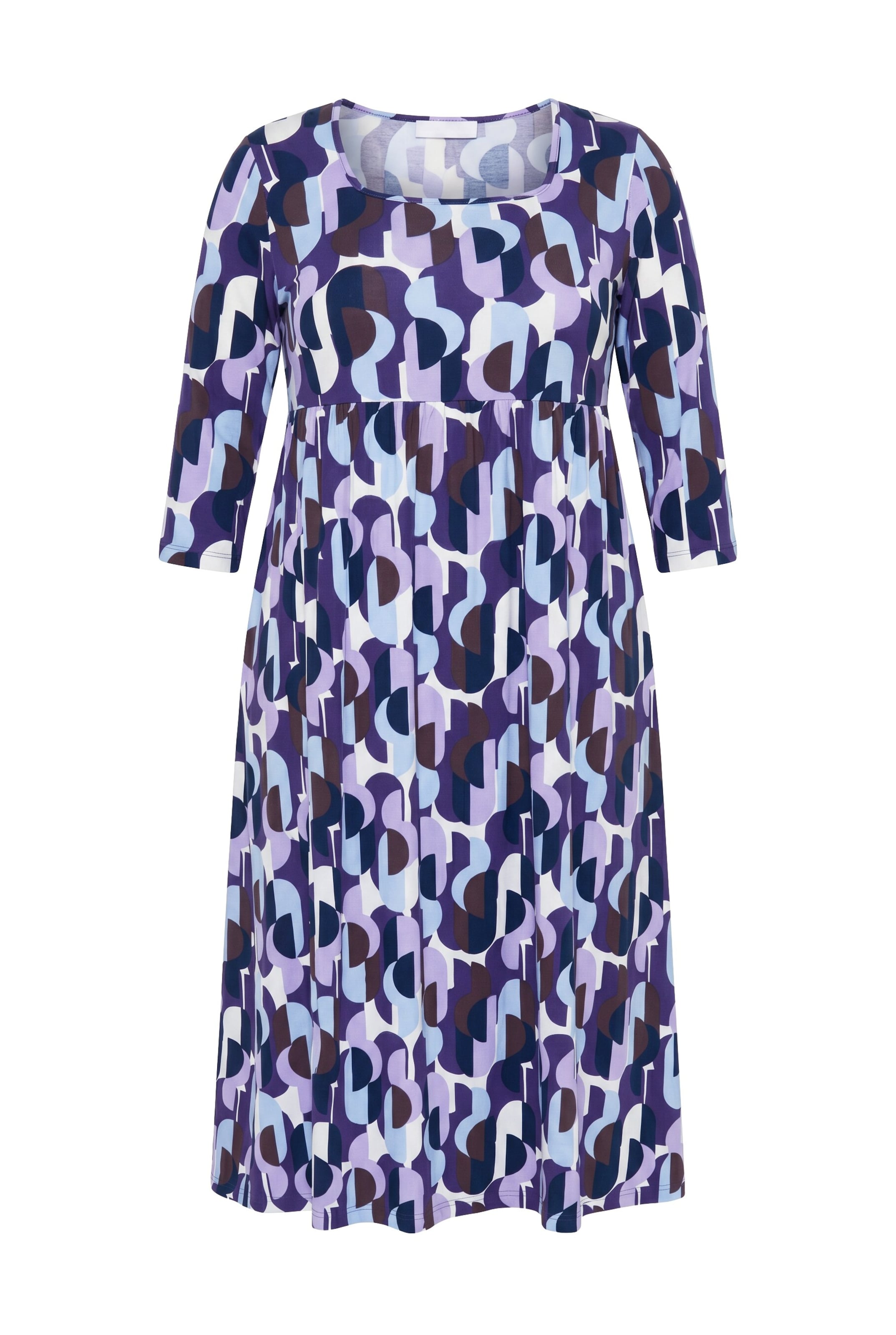 Ulla Popken Jurk in Blauw: voorkant