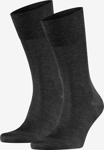 FALKE Socks in Black: front