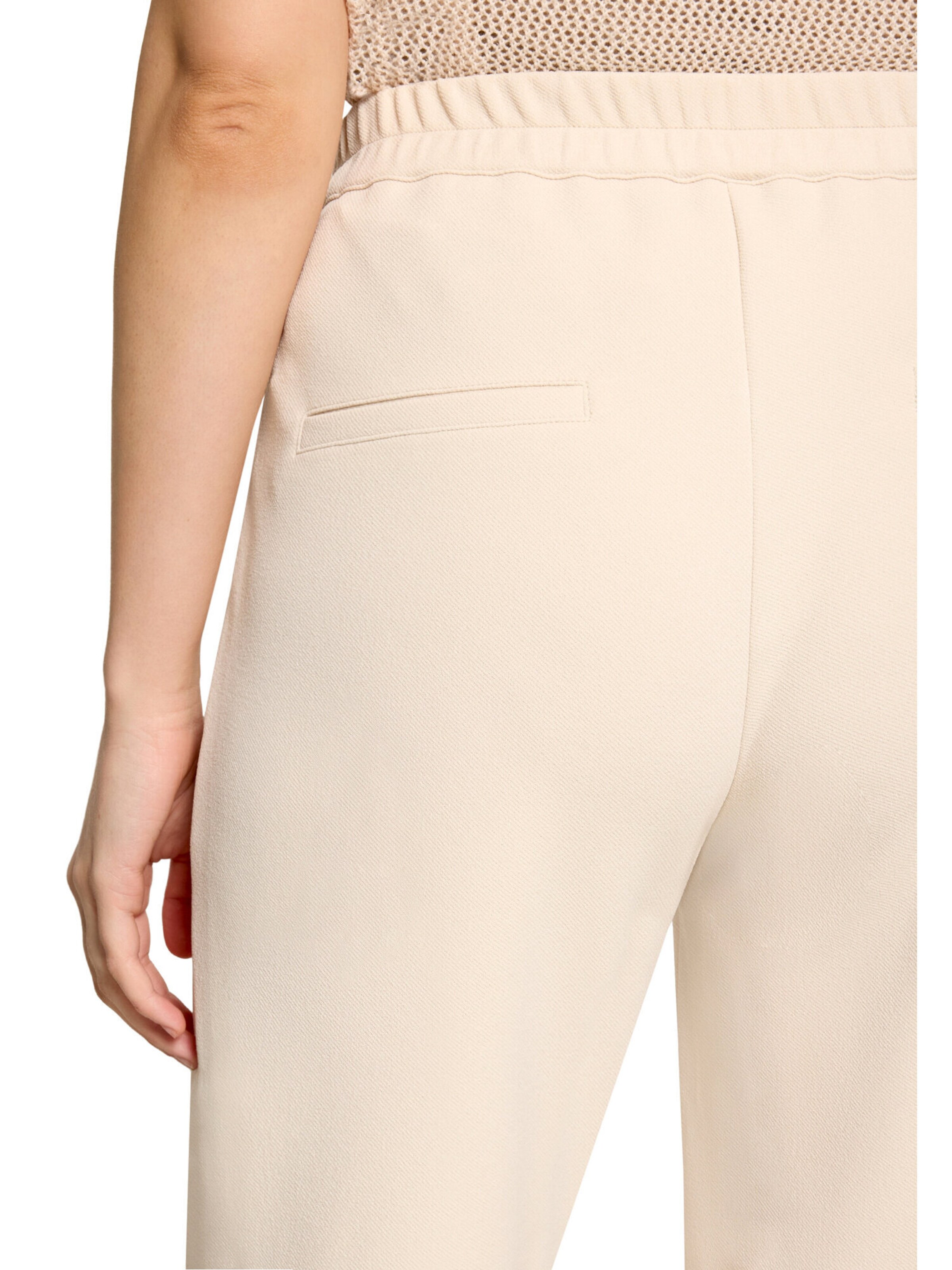 Betty Barclay Loosefit Marlene-Hose unifarben in Beige