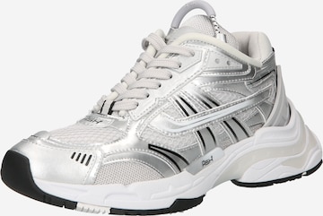 ASH Låg sneaker 'RACE' i silver: framsida