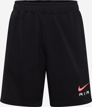 Nike SportswearHlače 'AIR' - crna boja: prednji dio