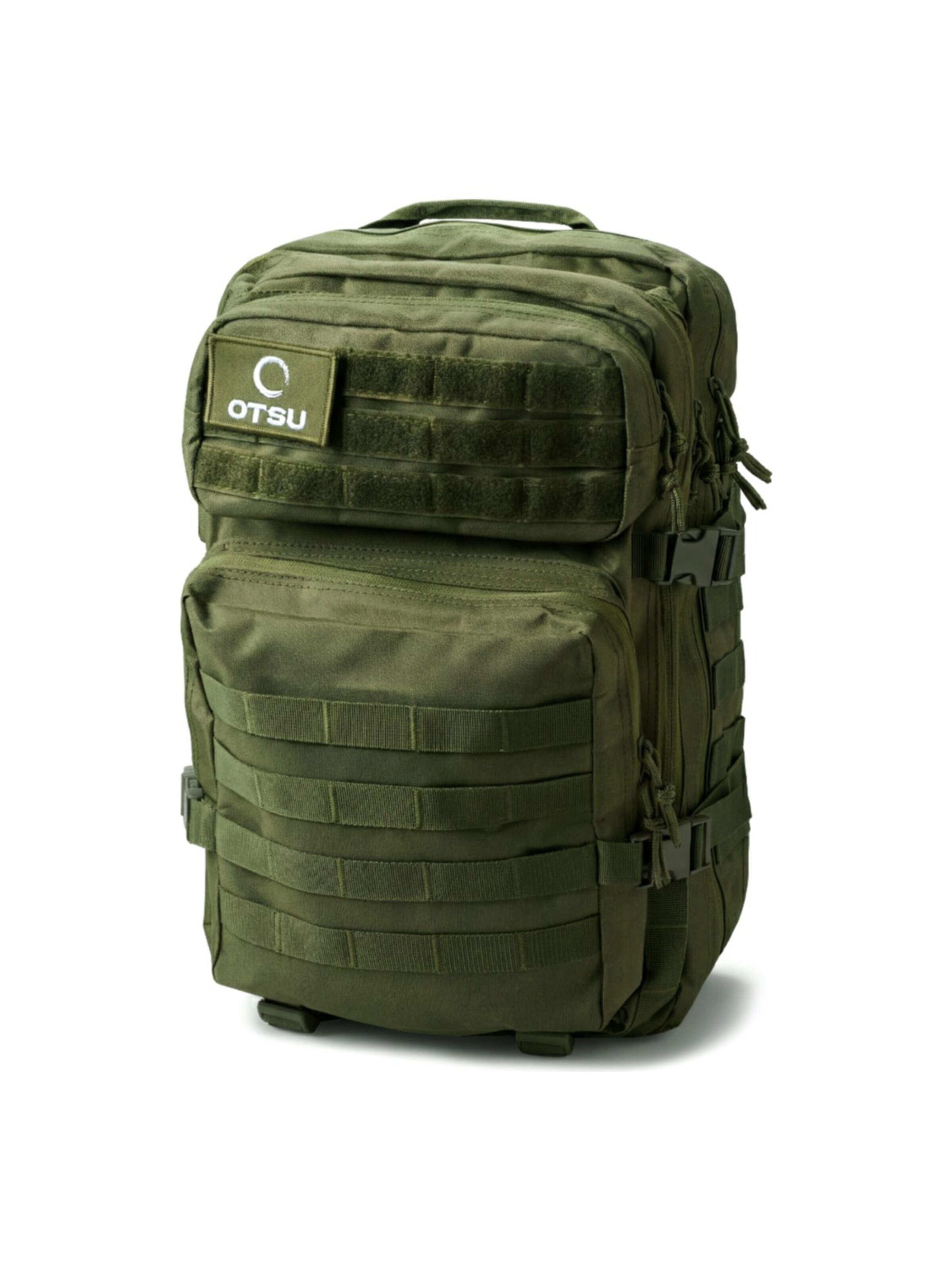 Otsu Rucksack 'Expedition'‌‌‌‌‌‌ in Grün: Vorderseite