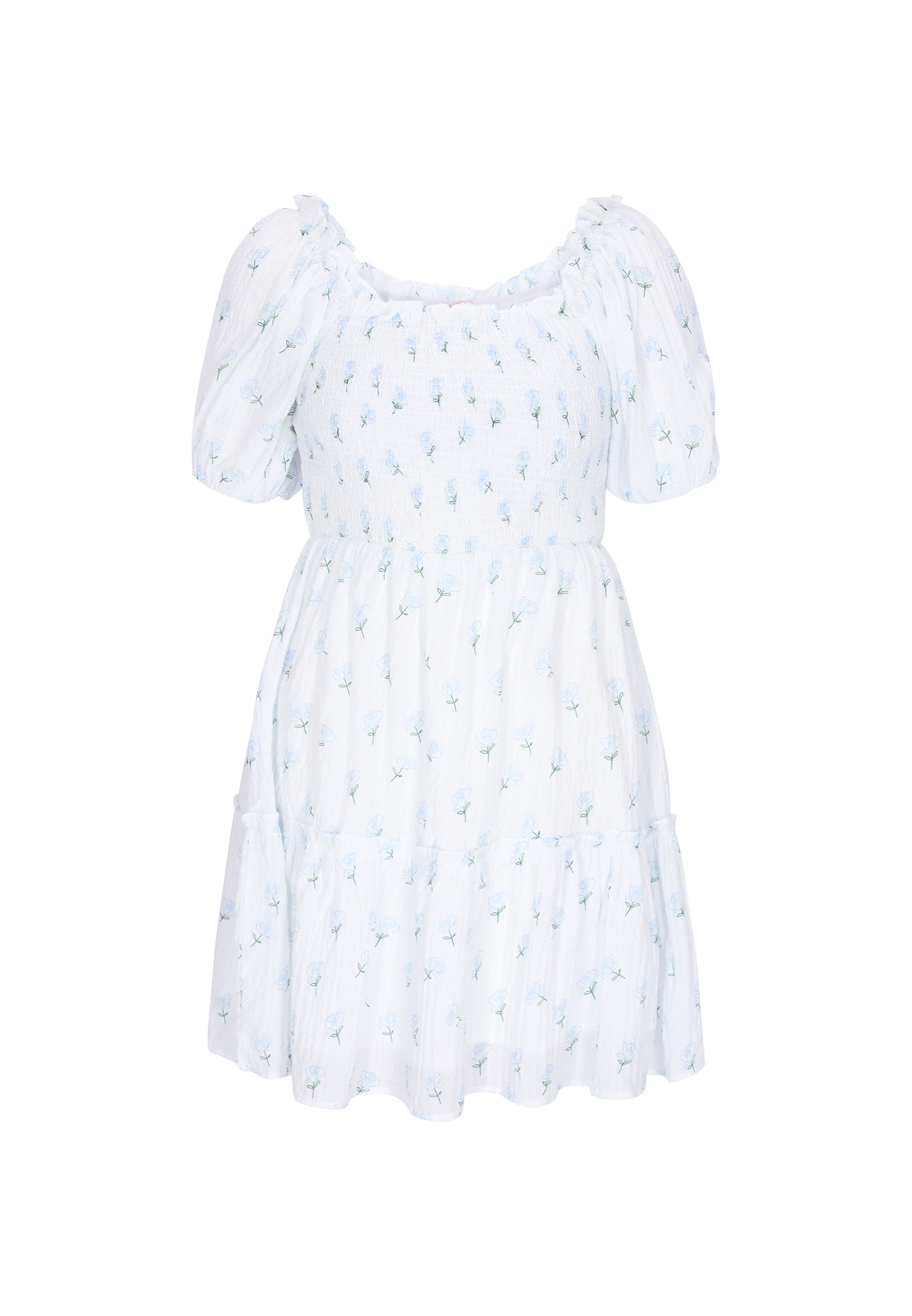 MYMO Jurk in Blauw: voorkant