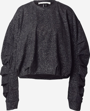 Sweat-shirt 10Days en noir : devant