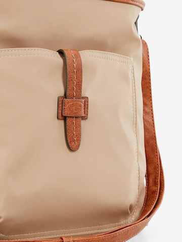 Sac bandoulière 'Reva' TOM TAILOR en beige