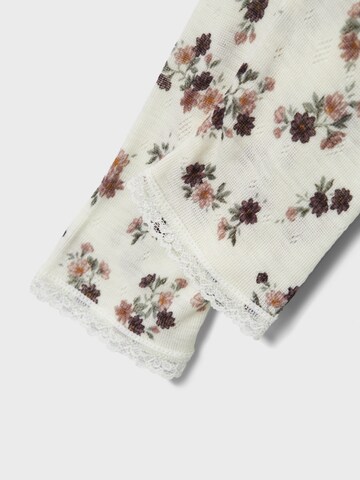NAME IT Skinny Legíny 'NBFWang' – bílá