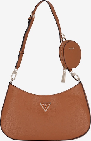 Sac bandoulière 'Alexie' GUESS en marron : devant