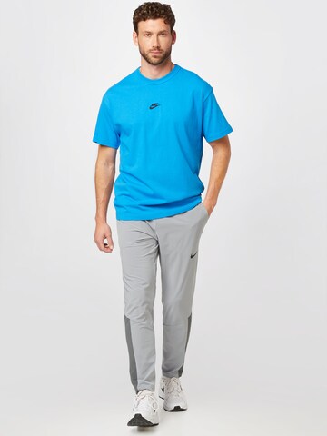 NIKE Regularen Športne hlače | siva barva
