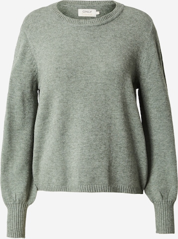 ONLY Sweater 'LEVA' in Green: front