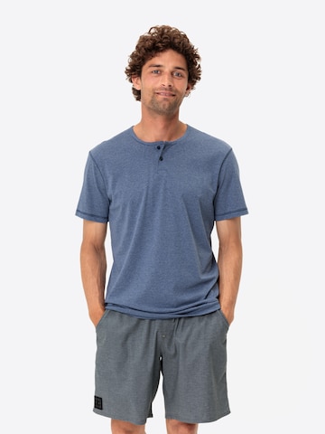 VAUDE Functioneel shirt 'Mineo' in Blauw: voorkant