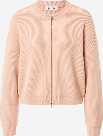 EDITED Knit cardigan 'Llleana' in Pink: front