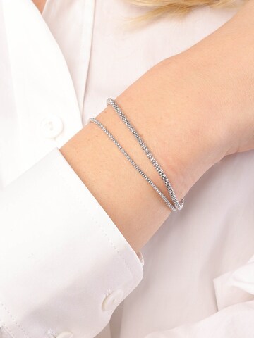 Lucardi Armband 'Basic' in Zilver