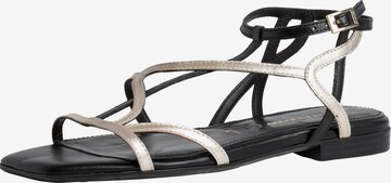 TAMARIS Sandalen met riem in Zwart: voorkant