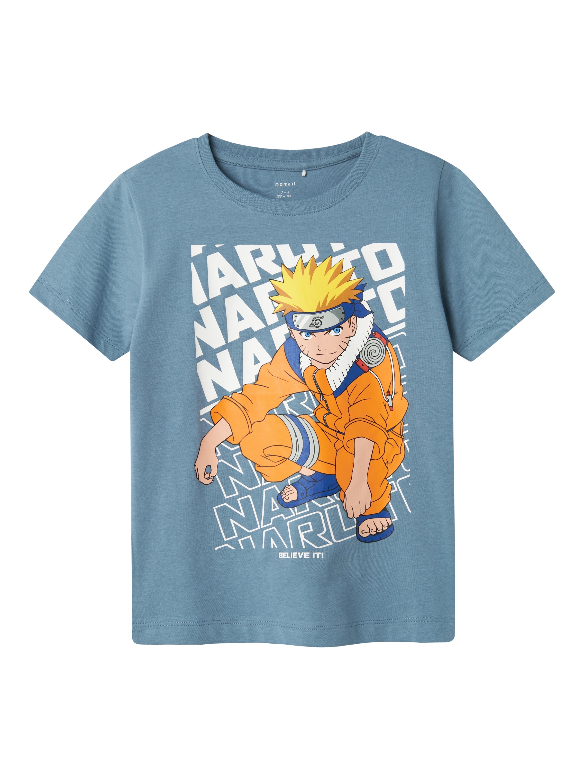 NAME IT Shirts 'NKMFukas Naruto' i blå: forside