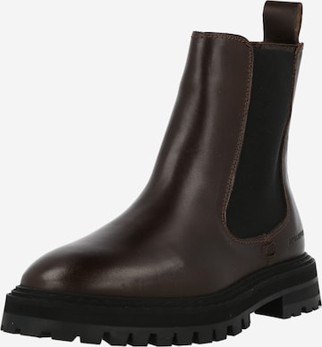 ROYAL REPUBLIQ Chelsea boots 'Downtown' in Bruin: voorkant