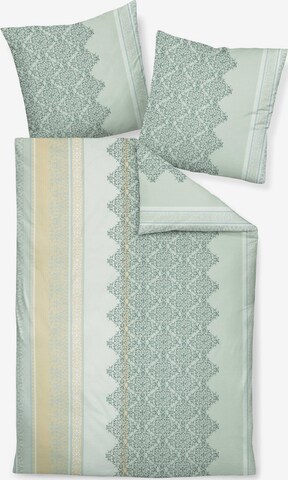 JANINE Duvet Cover in Green: front