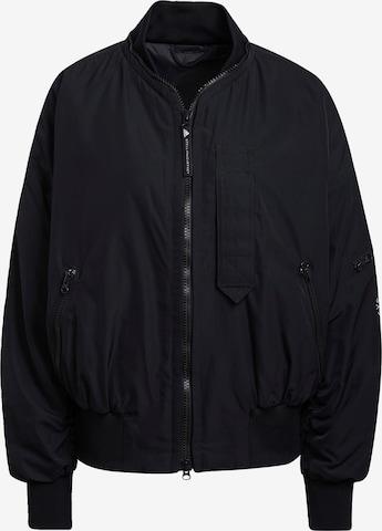adidas by Stella McCartney Athletic Jacket in Black: front