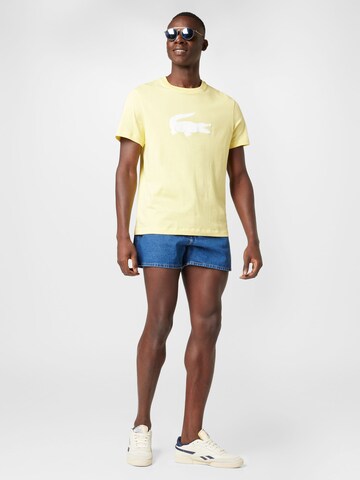 T-Shirt LACOSTE en jaune