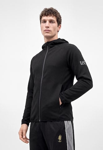 EA7 Emporio Armani Sport szabadidős dzsekik 'VENTUS7' - fekete