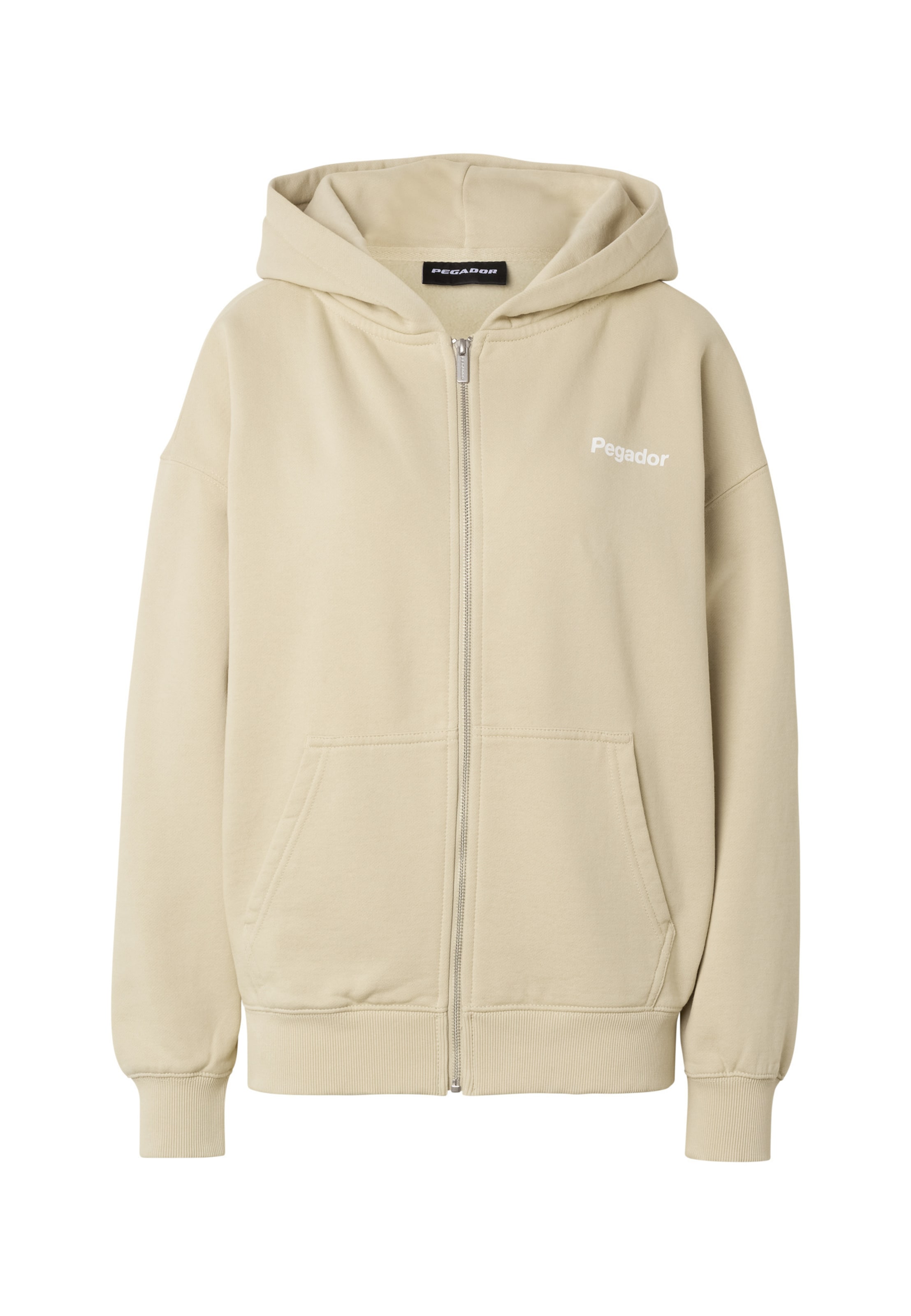 Pegador Sweat jacket in Beige: front