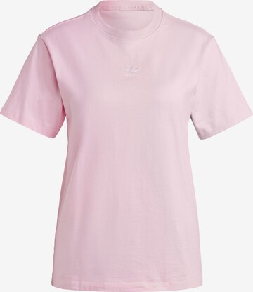 ADIDAS ORIGINALS T-Shirt 'Adicolor Essentials' in Pink: predná strana