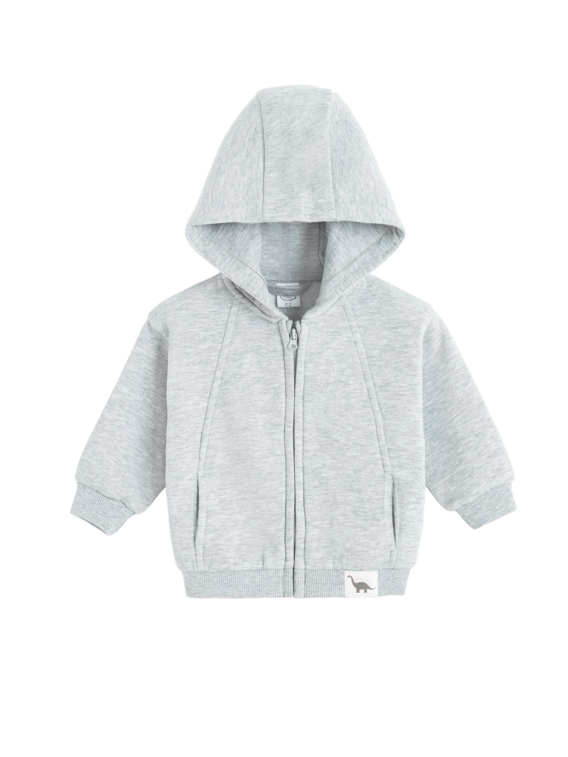 Veste de survêtement Cool Club en gris : devant