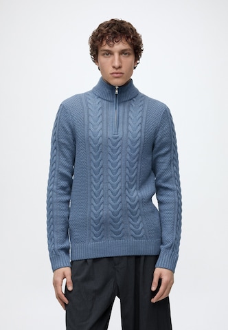 BLEND - Jersey 'BHBASIM' en azul: frente