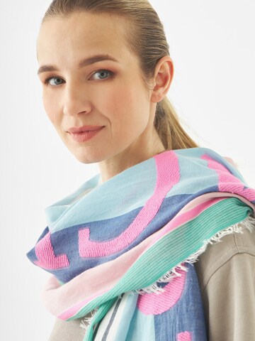 Écharpe CODELLO en bleu