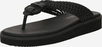 Flip-flops 'SANSA' de la See by Chloé pe negru: față