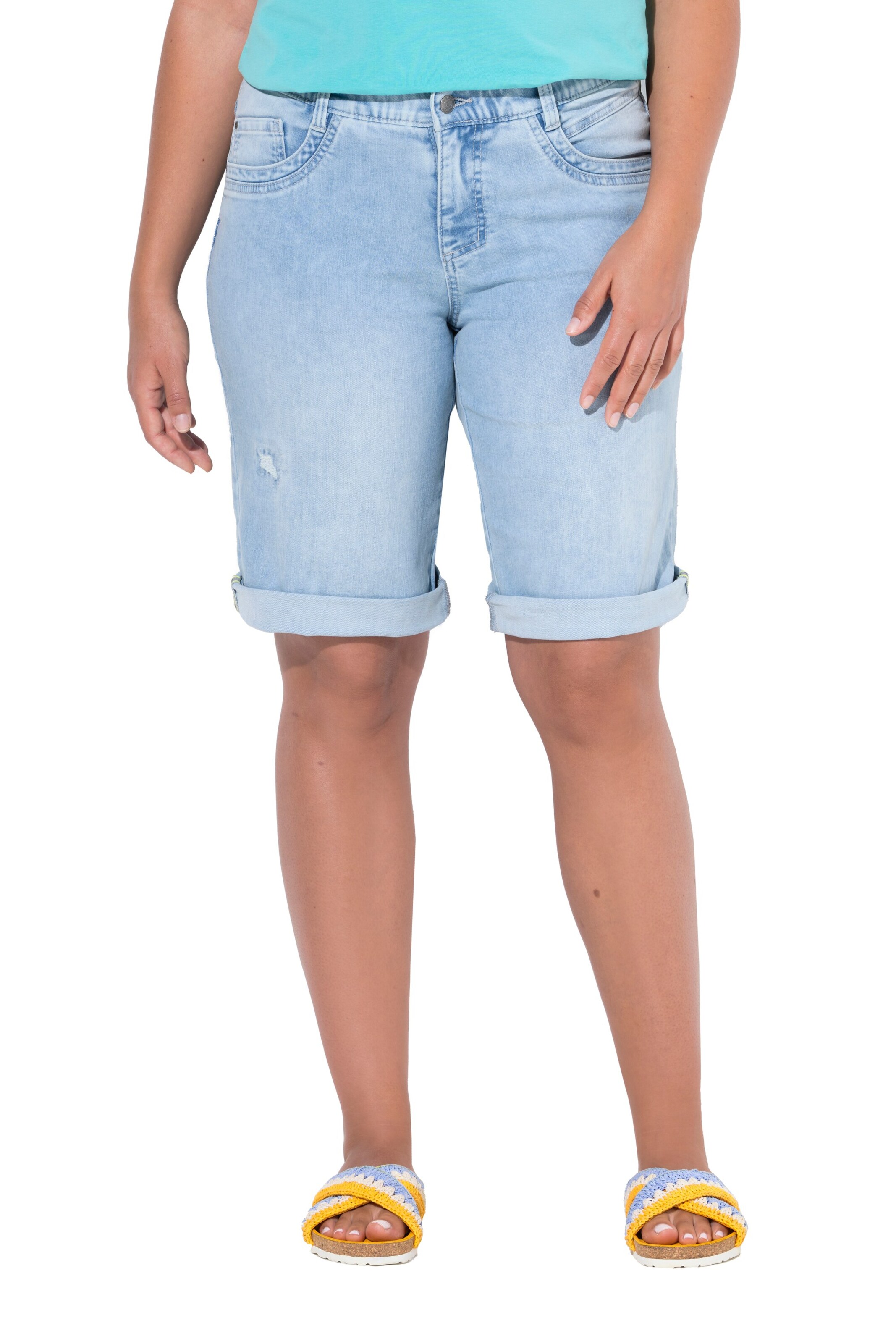 LAURASØN Regular Jeans in Blue: front