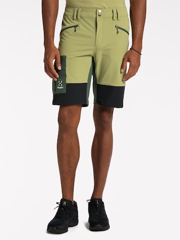 Haglöfs Slim fit Outdoor Pants in Green: front