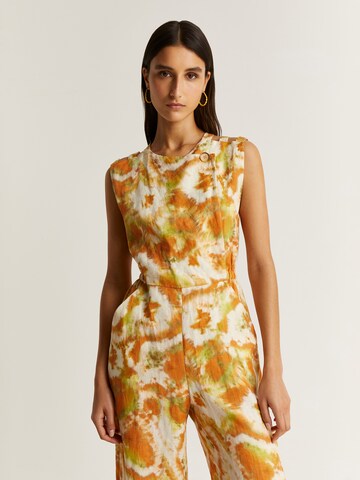 Tuta jumpsuit di Scalpers in arancione