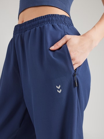 Hummel Regular Sportbroek 'Fast' in Blauw