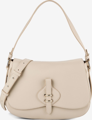 Coccinelle Schultertasche in Beige: Vorderseite