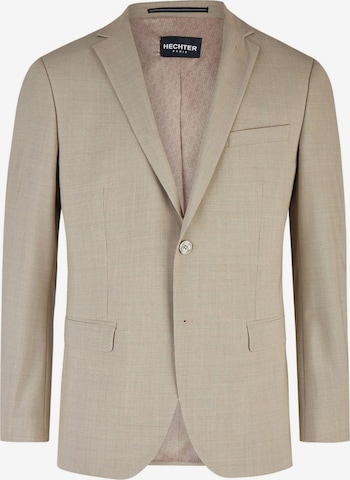 Coupe regular Veste de costume HECHTER PARIS en beige : devant